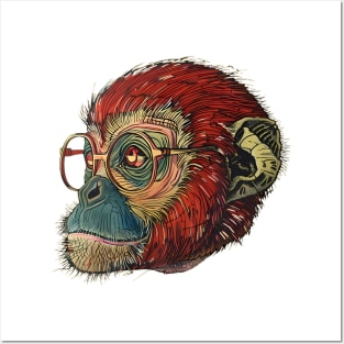 Swinging into Style: The Brainy Monkey! Posters and Art